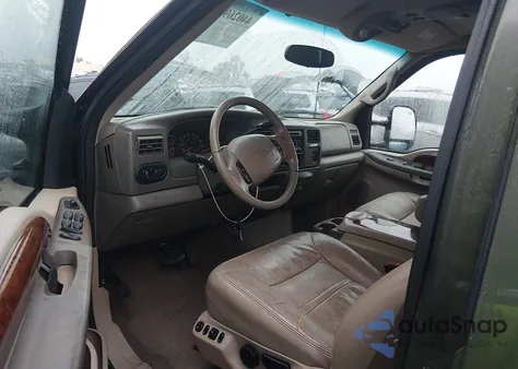 2000 Ford Excursion Limited from USA, damaged, VIN 1FMNU42S7YED84370